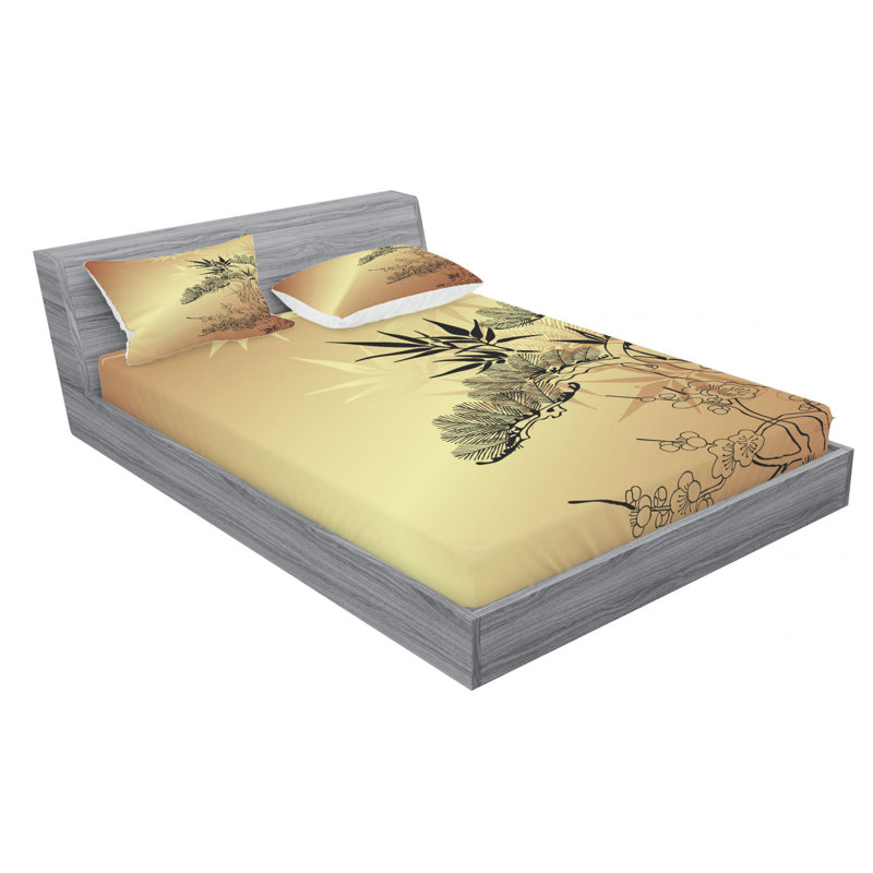 Microfiber Sheet Set, Full Sheet Set with Fitted Sheet