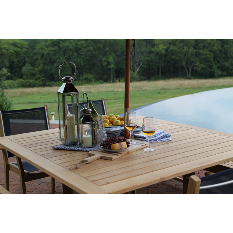 Bayhead Outdoor Square Teak Dining Table
