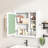 Bathroom Wall Mounted Mirror Cabinet - White, Modern And Practical Storage Solution Organization