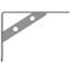 Borough Wharf Shelf Brackets 4 Pcs 15X2.5X11.5 Cm Silver Stainless Steel-1214008729-1214008727