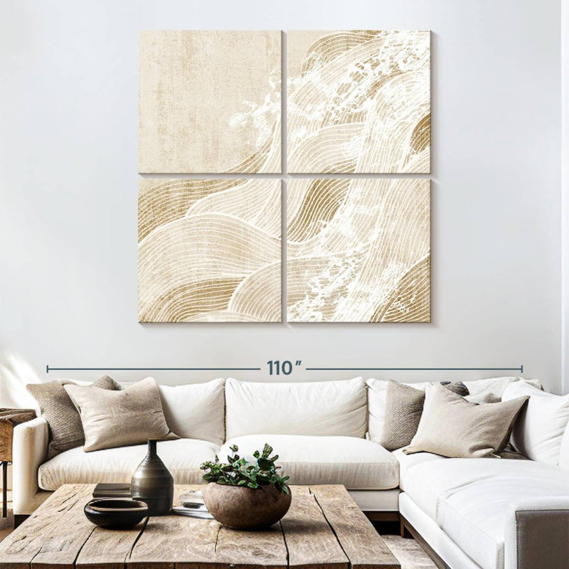 Avery Tidal Waves II, 74'' H x 74'' W