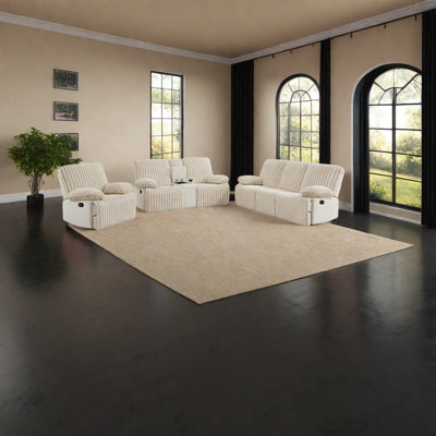 Canapés inclinables peu encombrants en fausse fourrure, style moderne pour un salon compact