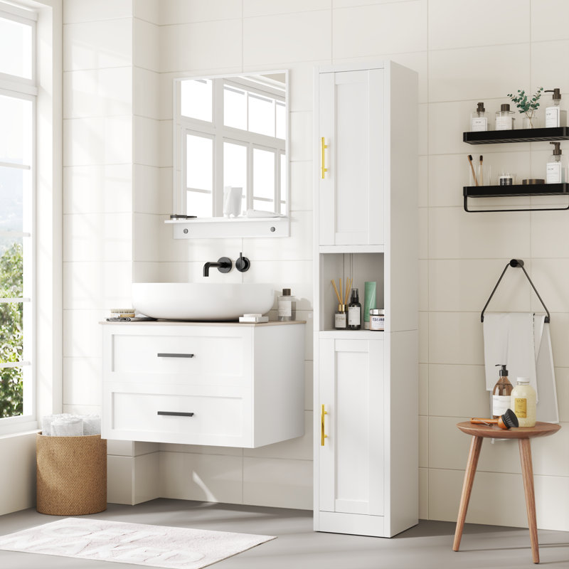 Armoire de rangement en métal 67 po avec 2 portes et 4 tablettes réglables pour la cuisine, la salle à manger et le salon