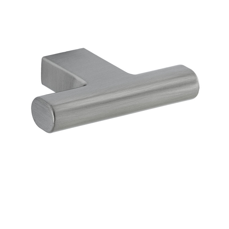 Paquet multiple de poignées en T en nickel satiné de 2 po Vail, Nickel satiné