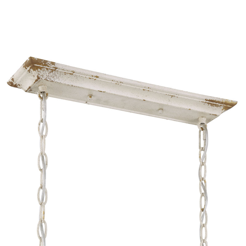 Luminaire suspendu linéaire 6 lumières Pocola