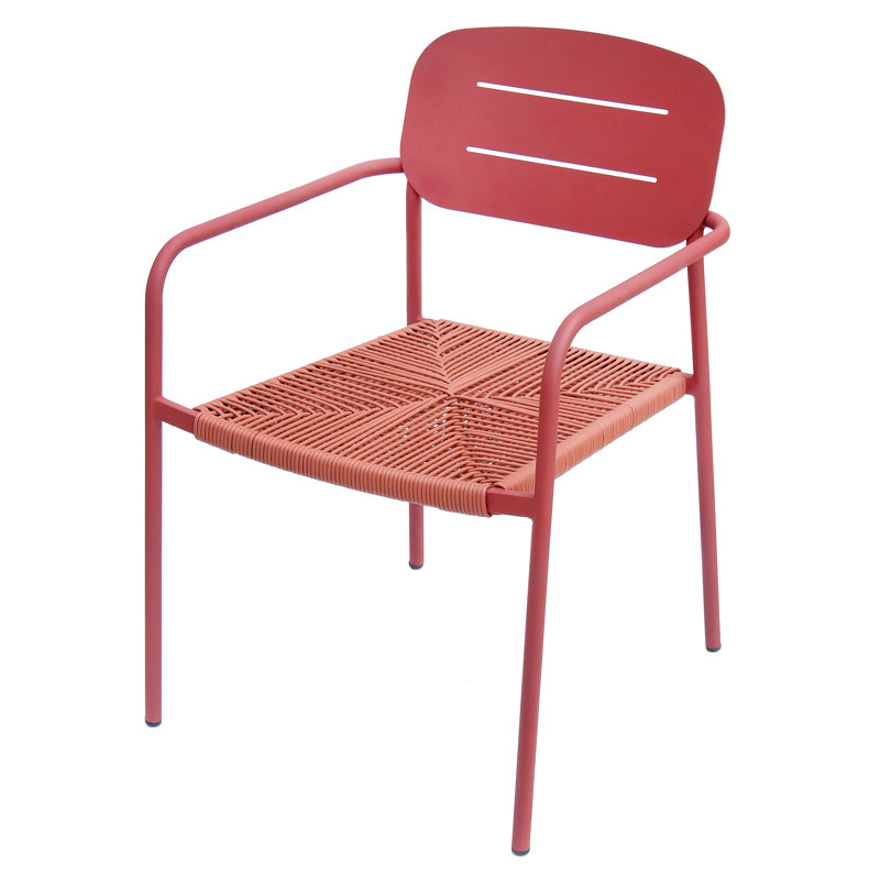 Moshi Patio Dining Armchair, Red