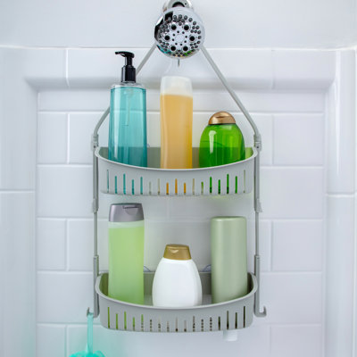 Height Adjustable Plastic Shower Caddy