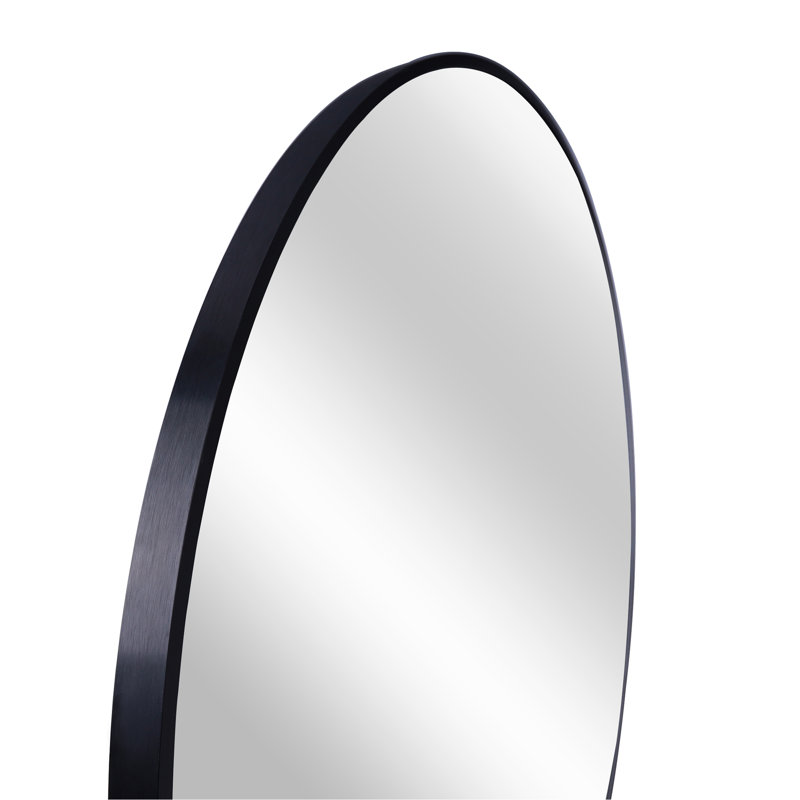 Miroir de salle de bain 24 po., 24 po x 24 po, Noir
