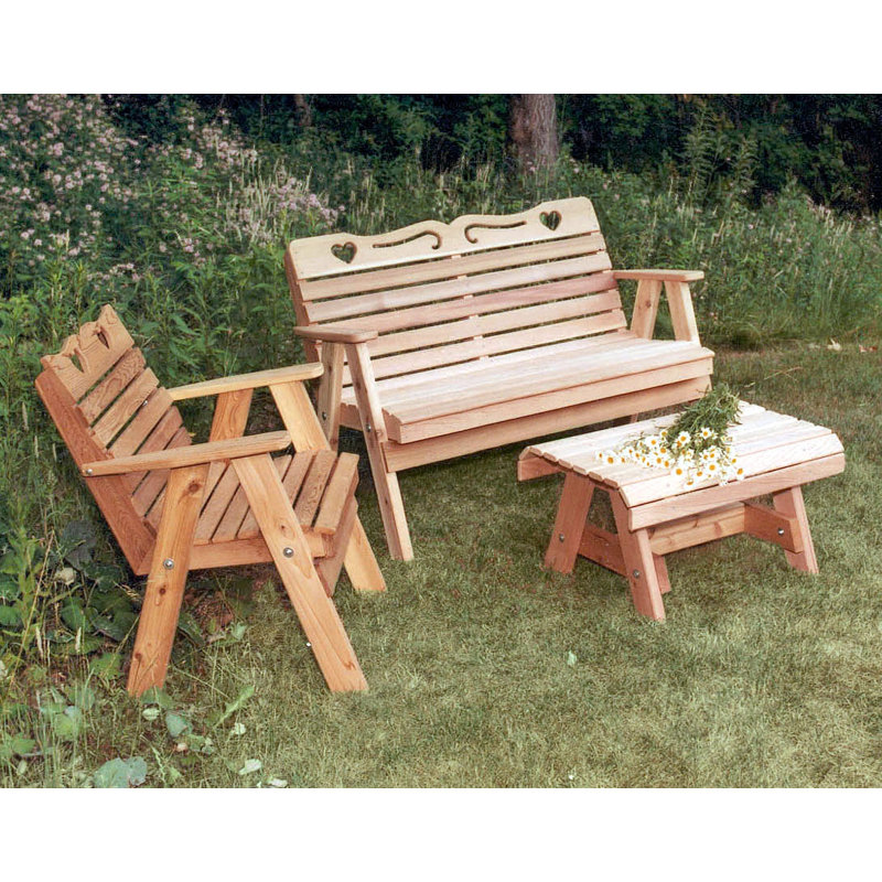 Tillison 3 - Person Patio Conversation Set, No Finish