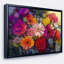 Bouquet de roses, marguerites et gerberas - reproduction sur toile flottante-26690902