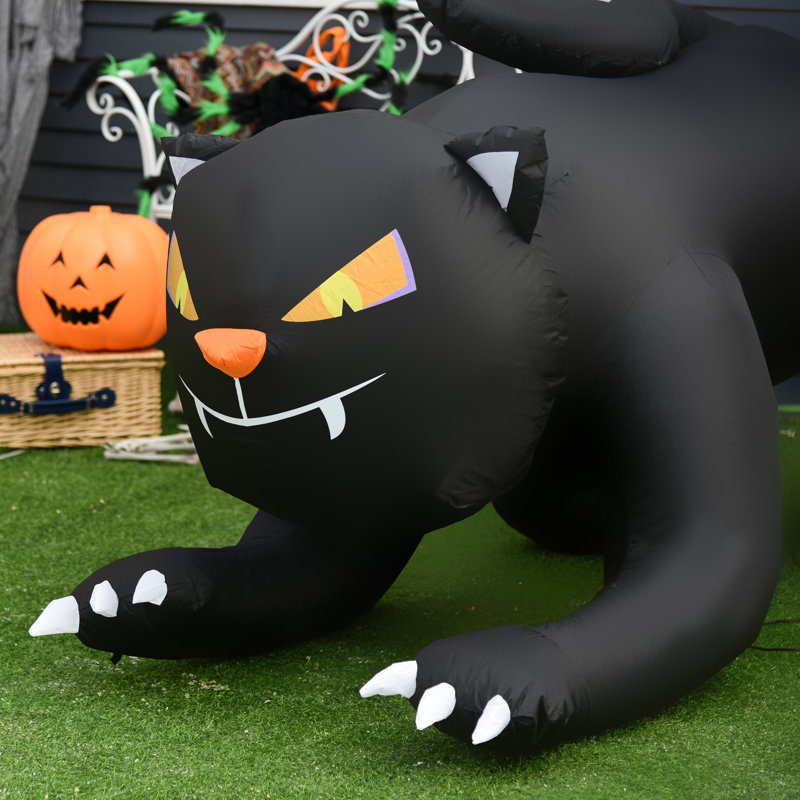 Chat gonflable géant Halloween
