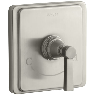Pinstripe® Valve Trim with Pure Design Lever Handle for Thermostatic Valve, Requires Valve