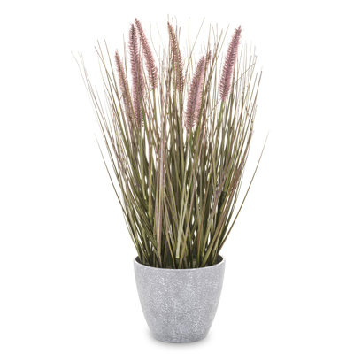 47cm Faux Evergreen Grass in Pot