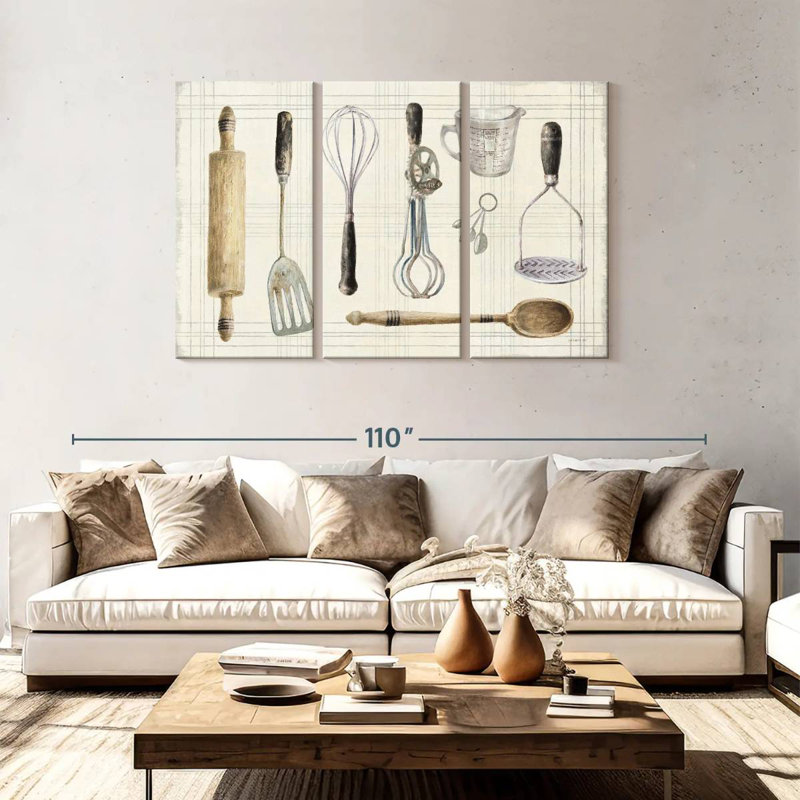 Senne Floursack Kitchen Dark, 48" H x 74" W