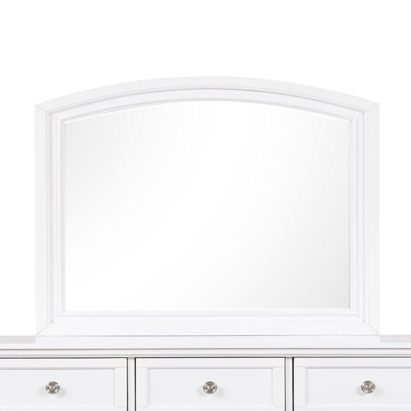 Miroir mural Meade, Blanc