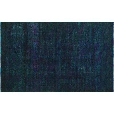 Tapis intérieur en laine 4 pi 2 po x 6 pi 10 po one-of-kind à la main-noué la 1980 mauve Garuda