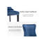 Ensemble de 6 chaises de salle à manger rembourrées en velours-938938921