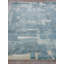 Papyrus Blue Wool/Bamboo Silk handloomed Area Rug-1635490939