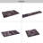 8'x 10'Black+Burgundy Washable Area Rug-885863976