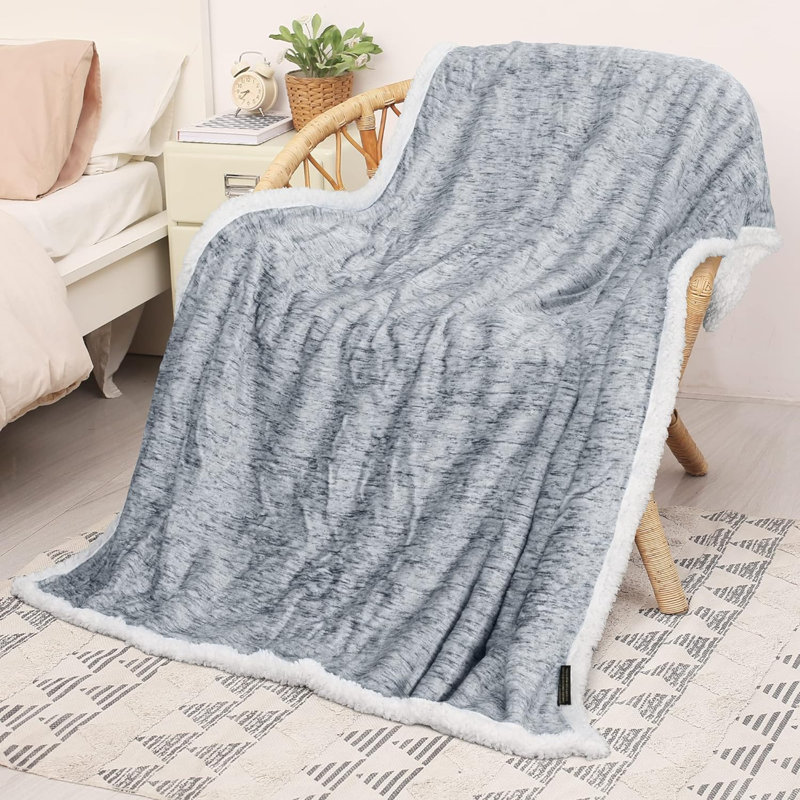 Jeté gris Sherpa