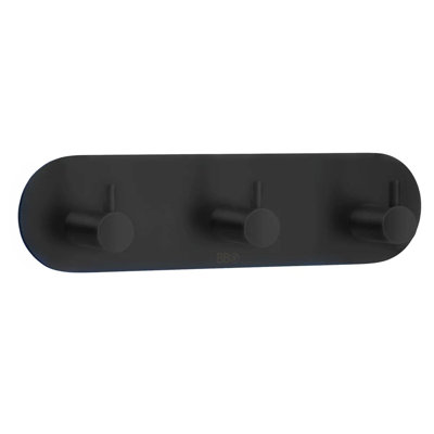 Self-adhesive  triple round hook
