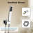 Ceiling Shower Faucet Shower System With 12 Inches Rain Shower Head And Handheld Spray-112873881