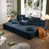 Tissu bleu est en rupture de stock
