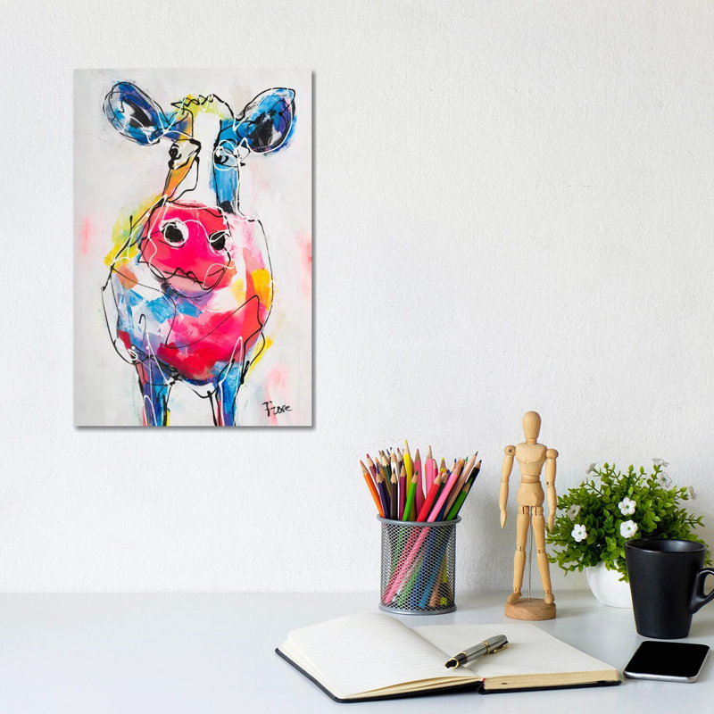 I Don't Know II by Art Fiore - Wrapped Canvas Painting, 20.32 cm H x 30.48 cm W x 1.91 cm D