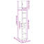 Ronisha 225cm H x 30cm W Bookcase-769783780