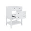 Base de meuble-lavabo 24 po avec lavabo et tiroir ouvert