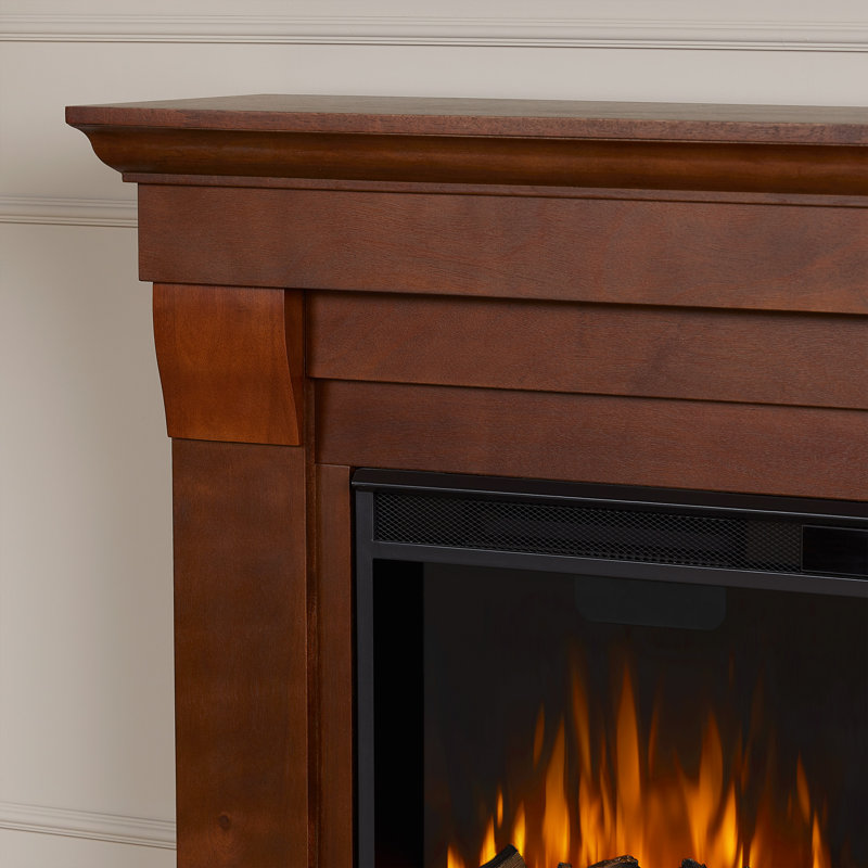 Chateau 41" Electric Fireplace by Real Flame, Dark Walnut