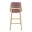 Amar Bar Stool In Fabric And Natural Ash Base - Set Of 1-952836601