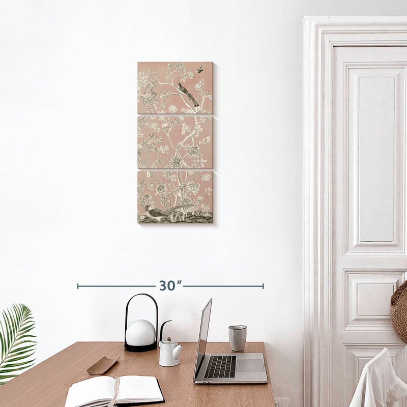 Blush chinoiserie I