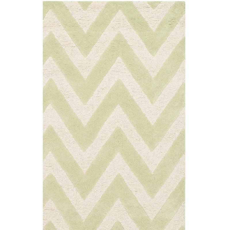 Tapis en laine touffeté à la main Sanyla, Rectangle 2 pi x 3 pi