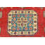 Tapis oriental rouge en laine noué à la main Nabeel
