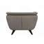 Chaise en lin brun-1233198044