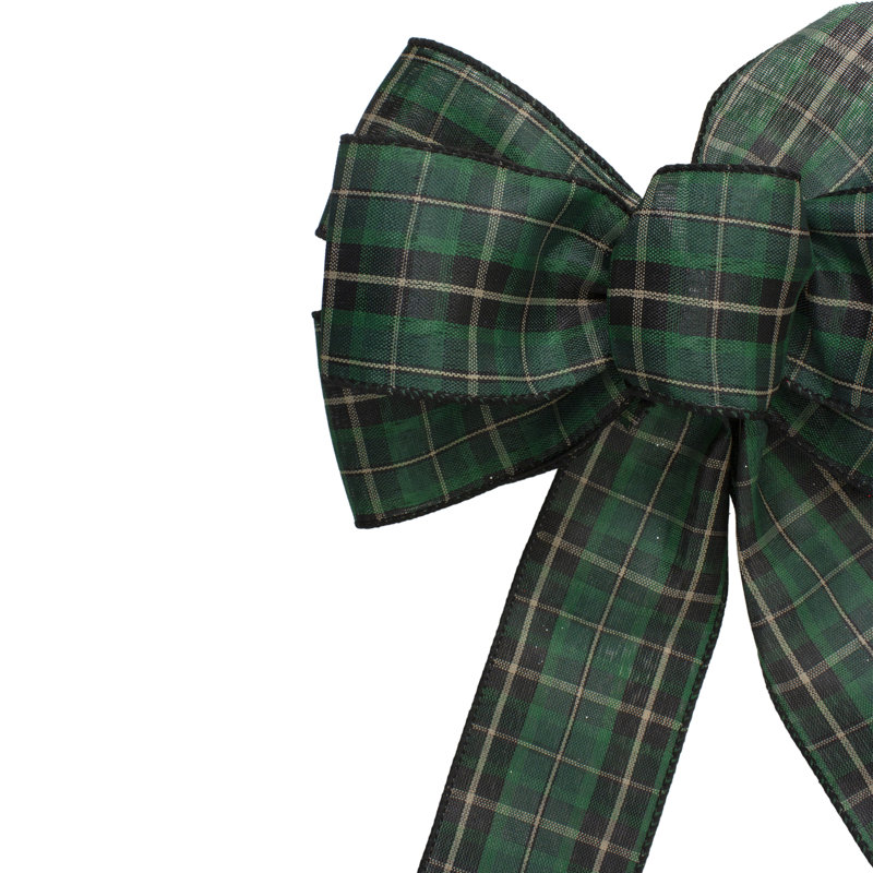 2'' Plaid Hanging Figurine Ornament