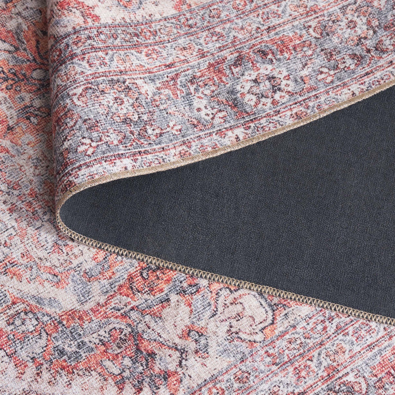 Fera Performance Machine Washable Oriental Rug, Rectangle 5'1" x 7'6"