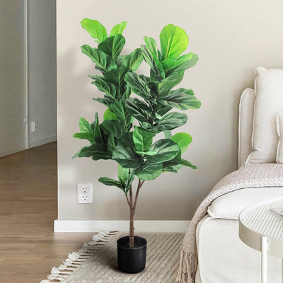 Artificial Fiddle Leaf Fig Tree in Pot
