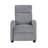 Modern Push Back Recliner Chair Dark Gray Soft Corduroy Upholstery Comfort Solid Wood Living Room Furniture 1Pc-1233267396