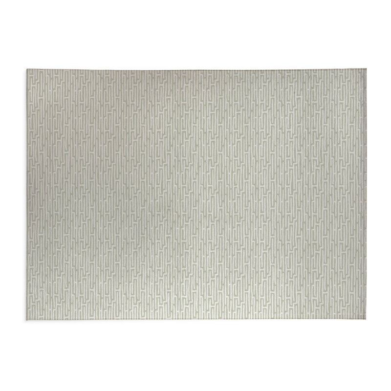 Twilight Labyrinth Peach Indoor Doormat, Vert clair, L 24 po x L 36 po