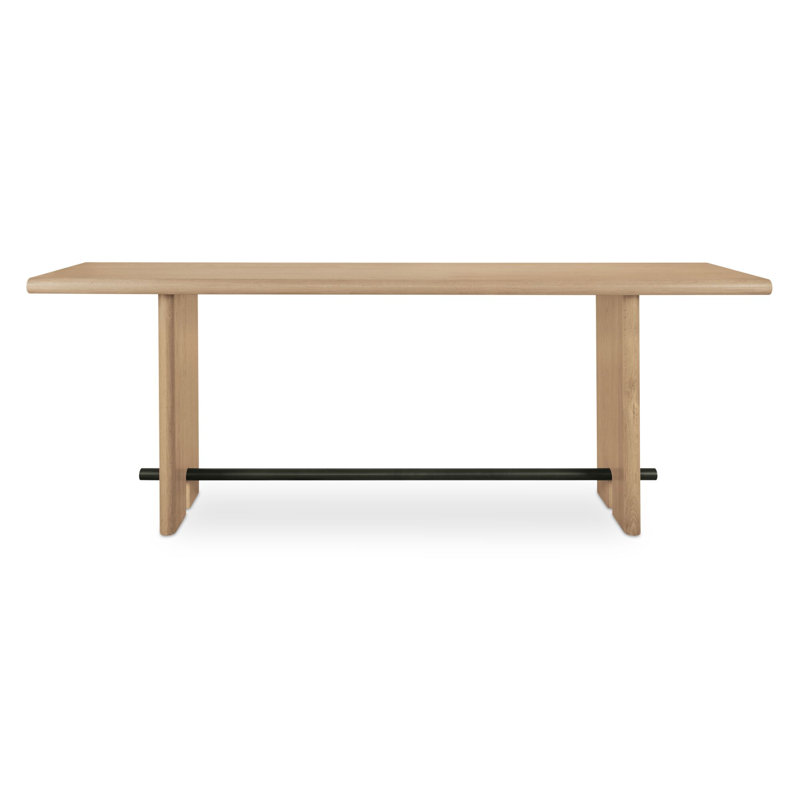 Console en bois massif 86 po Shenade