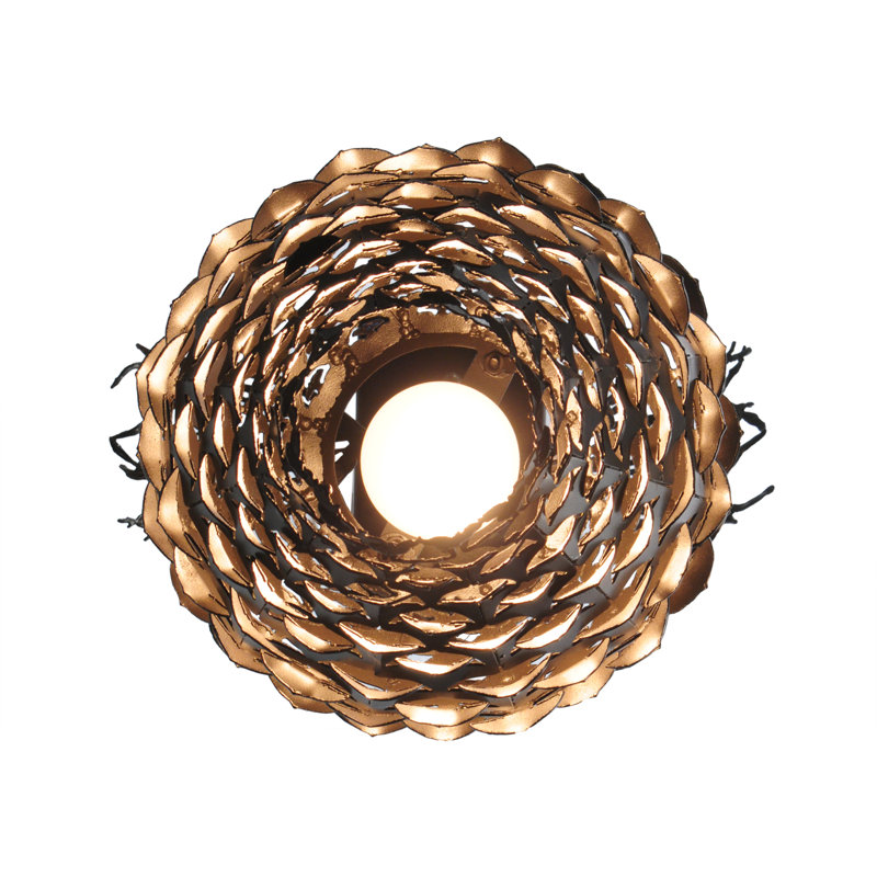 Rustic Lodge 1 - Light Semi Flush Mount