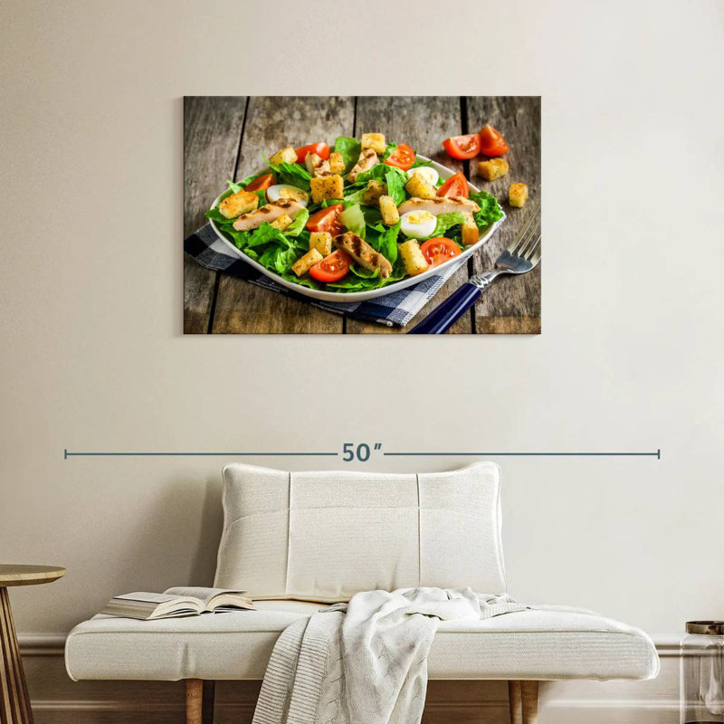 Salade César au poulet Yarlin, H 24 po x l 36 po