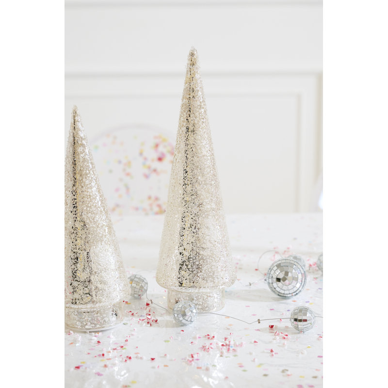 Metallic Textured LED Tree 4"x 12.5", 12.5 in x 4 in
