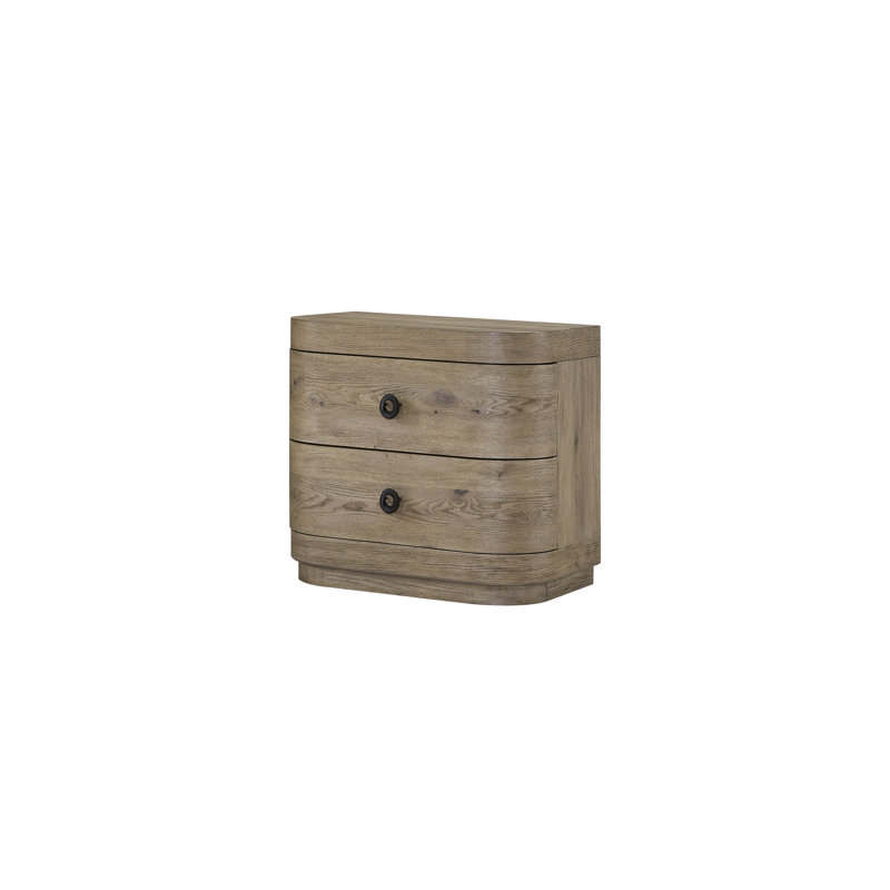 Zina Large 2-Drawer Nightstand