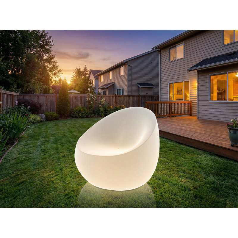 Chaise longue en pierre DEL BLANC, Glace