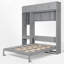 Lit escamotable avec bureau intégré et rangement-622696181-622696183