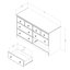 Commode 6 tiroirs Saige-226859568