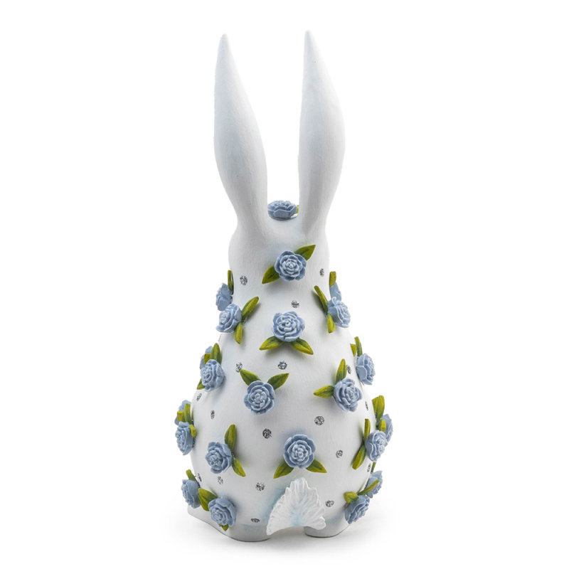 Patience Brewster Periwinkle Peony Standing Rabbit